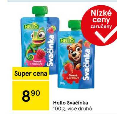 Hello Svačinka, 100 g, více druhů 