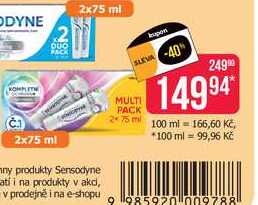 Sensodyne Kompletní každodenní zubní pasta 2x75ml