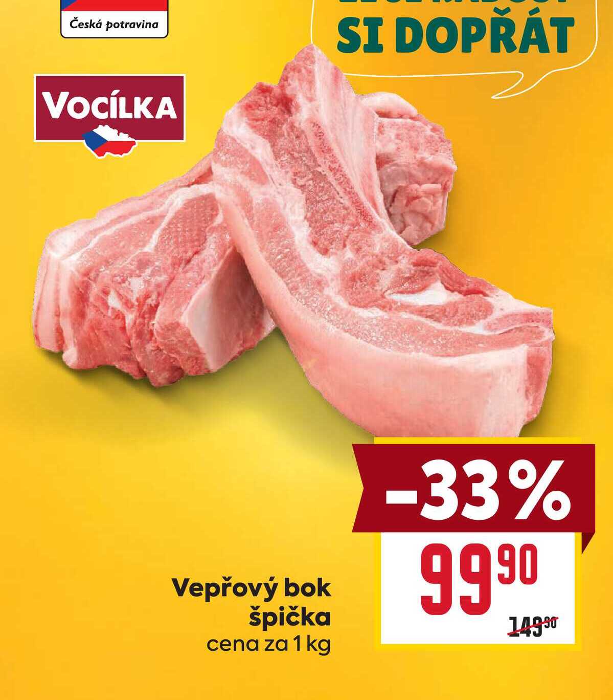 Vepřový bok špička cena za 1 kg