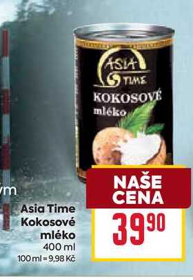 Asia Time Kokosové mléko 400 ml