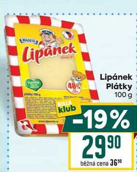 Lipánek Plátky 100 g