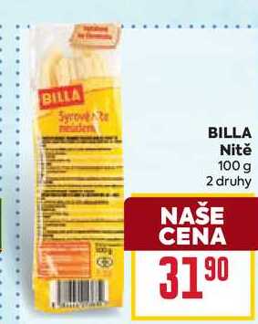 BILLA Nitě 100 g 