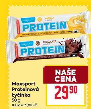 Maxsport Proteinová tyčinka 50 g