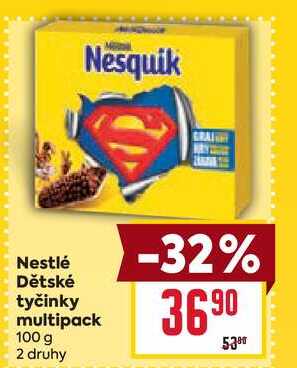 Nestlé Dětské tyčinky multipack 100g