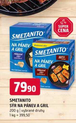 SMETANITO SÝR NA PÁNEV A GRIL 200 g 