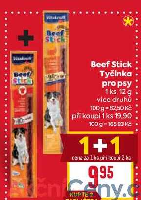Beef Stick Tyčinka pro psy 1ks, 12 g 