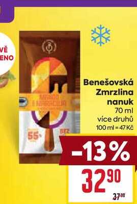 Benešovská Zmrzlina nanuk 70 ml