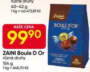 ZAINI Boule D Or různé druhy 154 g 