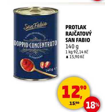 PROTLAK RAJČATOVÝ SAN FABIO, 140 g  