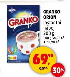 GRANKO ORION instantní nápoj, 200 g