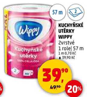 KUCHYŇSKÉ UTĚRKY WIPPY, 2vrstvé 