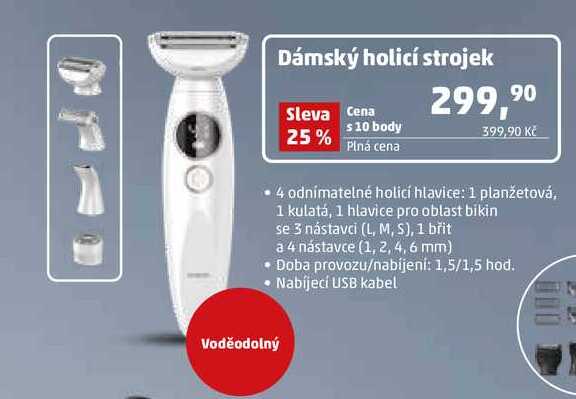 Dámský holicí strojek  
