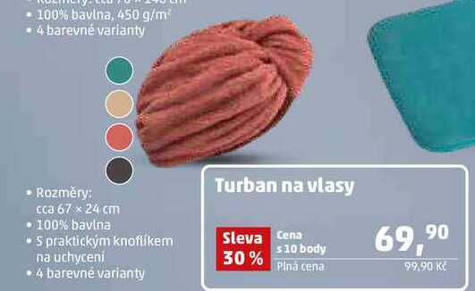 Turban na vlasy