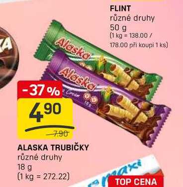 Alaska trubičky 18g