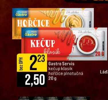 Gastro Servis kečup klasik 20g 