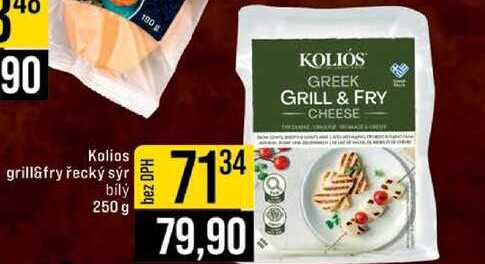 Kolios grill&fry řecký sýr bílý 250 g 