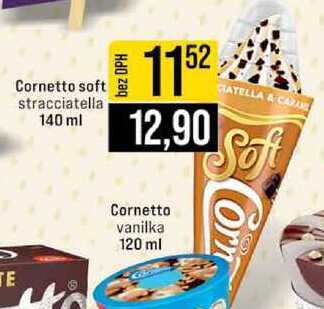 Cornetto soft stracciatella 140 ml  