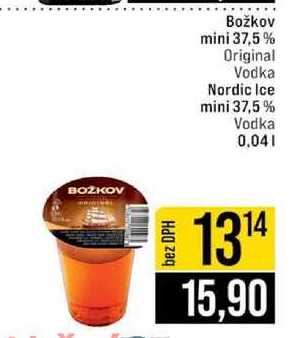 Božkov mini 37,5% Original 0,04 l 