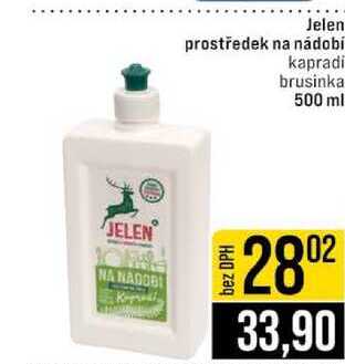 Jelen prostředek na nádobí kapradi  500 ml 