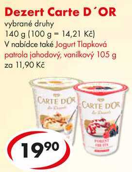 Dezert Carte D'OR, 140 g