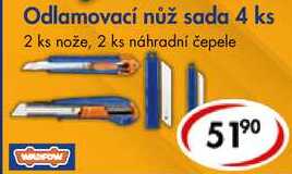 Odlamovací nůž sada, 4 ks