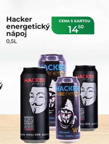Hacker energetický nápoj 0,5L 