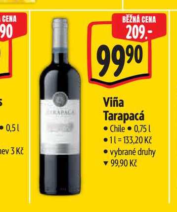 Viña Tarapacá 0,75 l