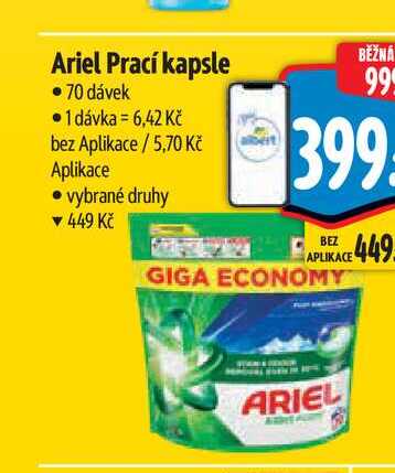 Ariel Prací kapsle  70 dávek 