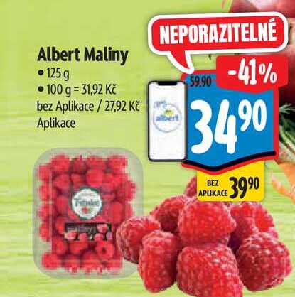 Albert Maliny 125 g  