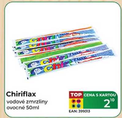 Chiriflax vodové zmrzliny ovocné 50ml 