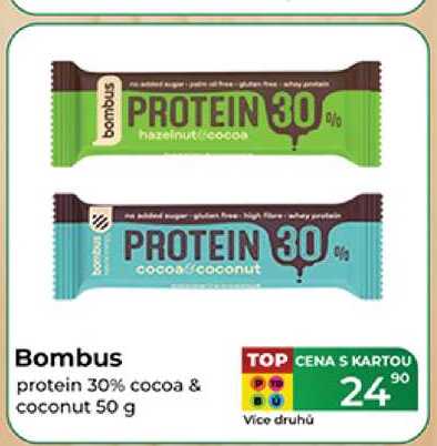 Bombus protein 30% cocoa & coconut 50 g  