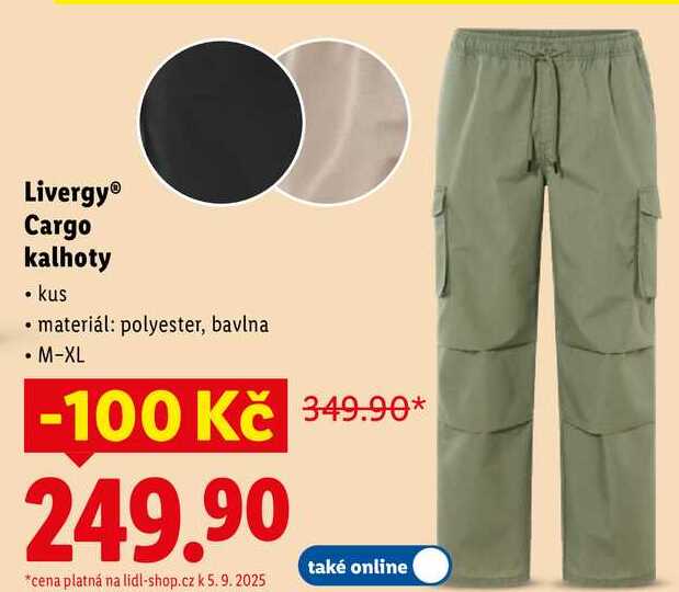 Livergy Cargo kalhoty 