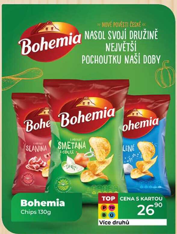 Bohemia Chips 130g 