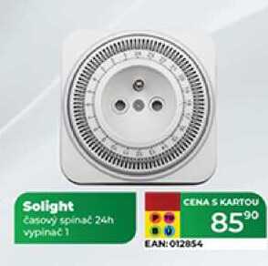 Solight časový spínač 24h vypínač 