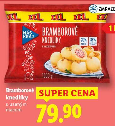 Bramborové knedlíky, 1 kg