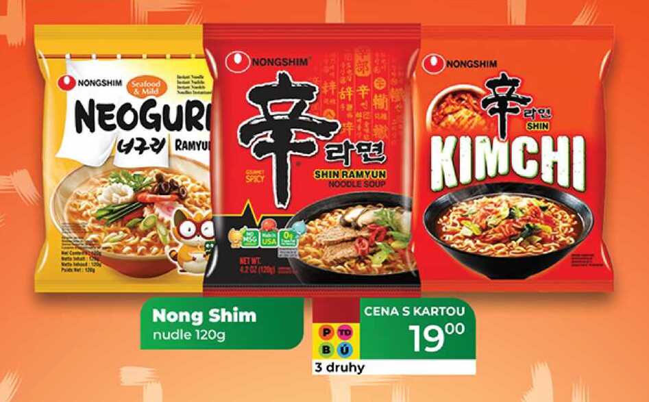 Nong Shim nudle 120g 