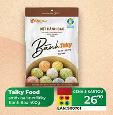 Taiky Food smės na knedlíčky Banh Bao 400g 