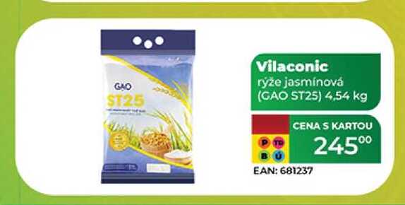 Vilaconic rýže jasmínová (GAO ST25) 4,54 kg  