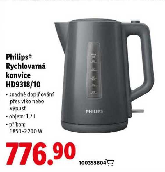 Philips Rychlovarná konvice HD9318/10 