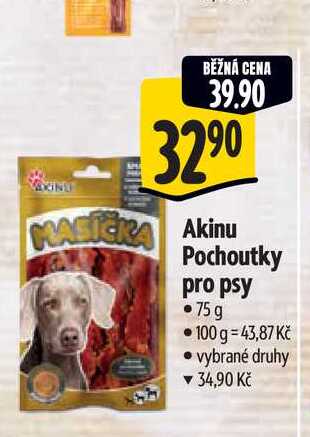   Akinu Pochoutky pro psy 75 g 