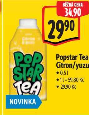 Popstar Tea Citron/yuzu, 0,5 l
