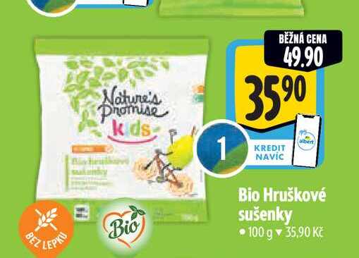 Bio Hruškové sušenky 100 g 
