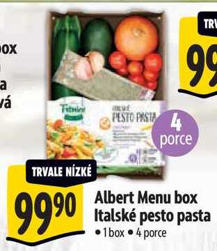 Albert Menu box Italské pesto pasta 