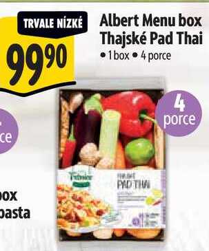 Albert Menu box Thajské Pad Thai 