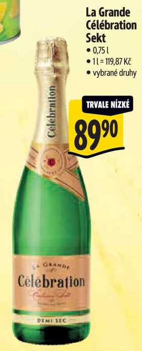 La Grande Célébration Sekt, 0,75 l