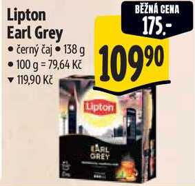 Lipton Earl Grey, 138 g