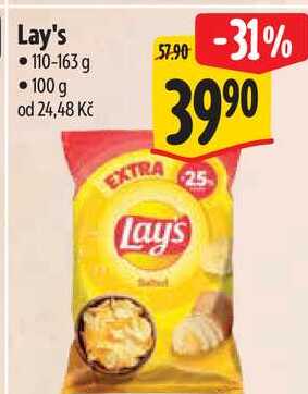 Lay's, 110-163 g 
