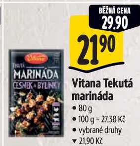 Vitana Tekutá marináda, 80 g