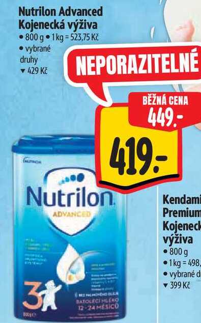 Nutrilon Advanced Kojenecká výživa, 800 g 