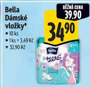 Bella Dámské vložky, 10 ks